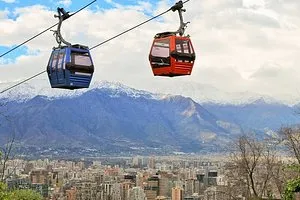 Tourist bus through Santiago one day, Cable car and Funicular